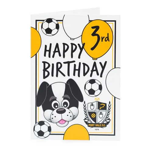 3rd Birthday Card