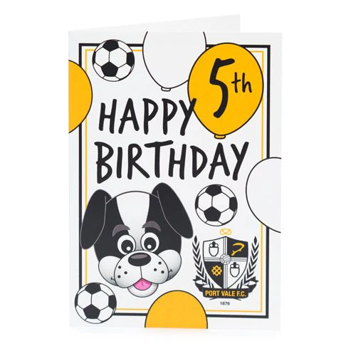 5th Birthday Card