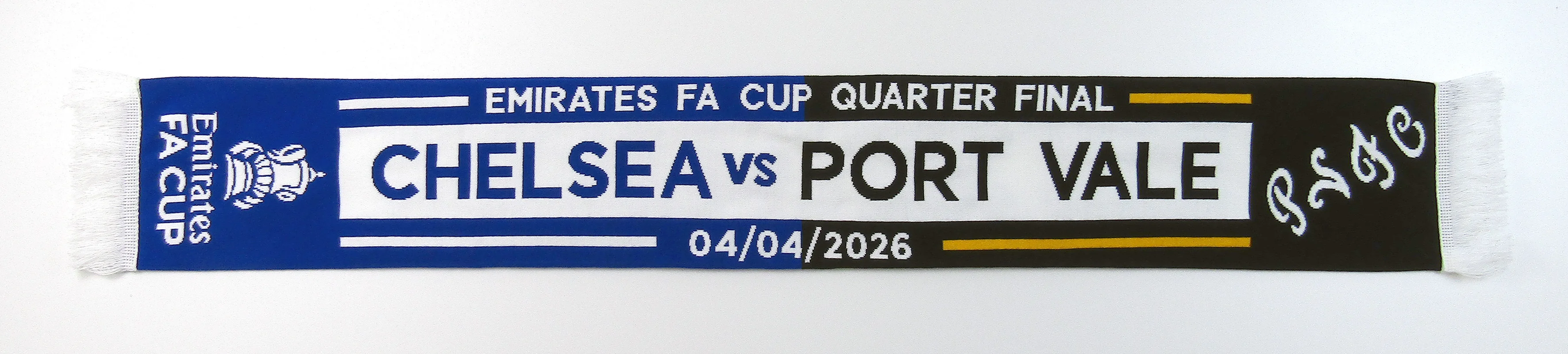 FA Cup Quarter Final Scarf